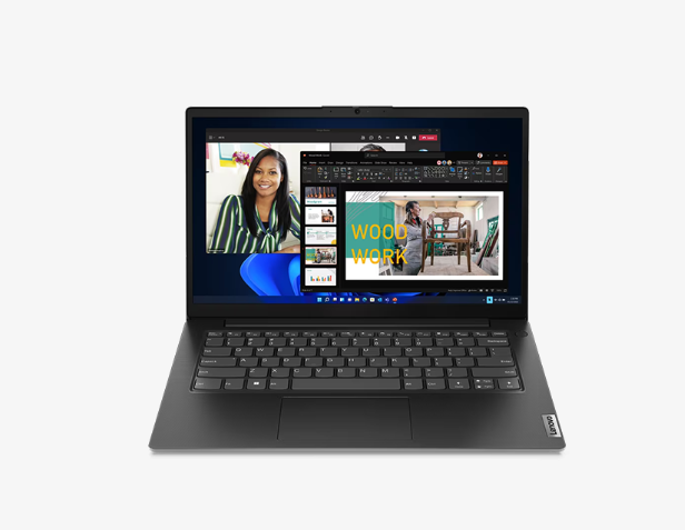 Lenovo V14  - 13th Gen Intel i7 13620H | 14" FHD | 16GB DDR4 RAM | 512GB NVMe SSD | Black Color |1 Year Warranty